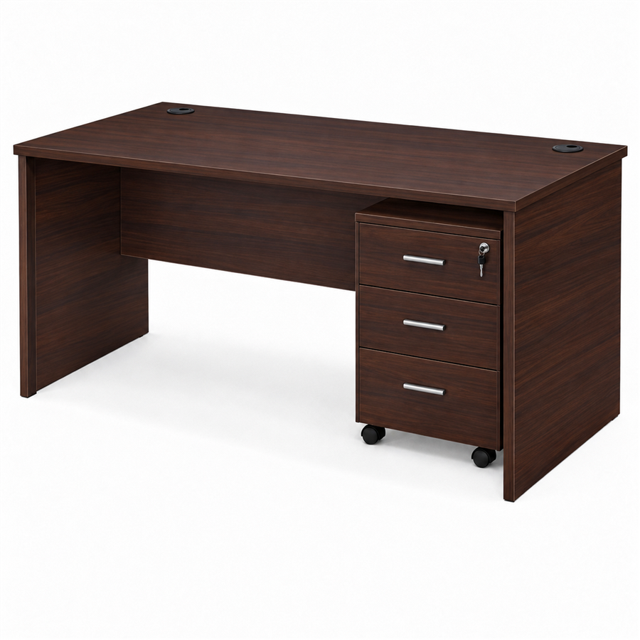 Executive Desk with Mobile Pedestal