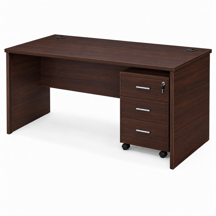 Executive Desk with Mobile Pedestal