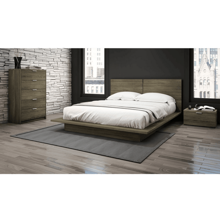 Denilia, Bed with 2 side tables & chest of drawers - Classic Furniture Dubai UAE