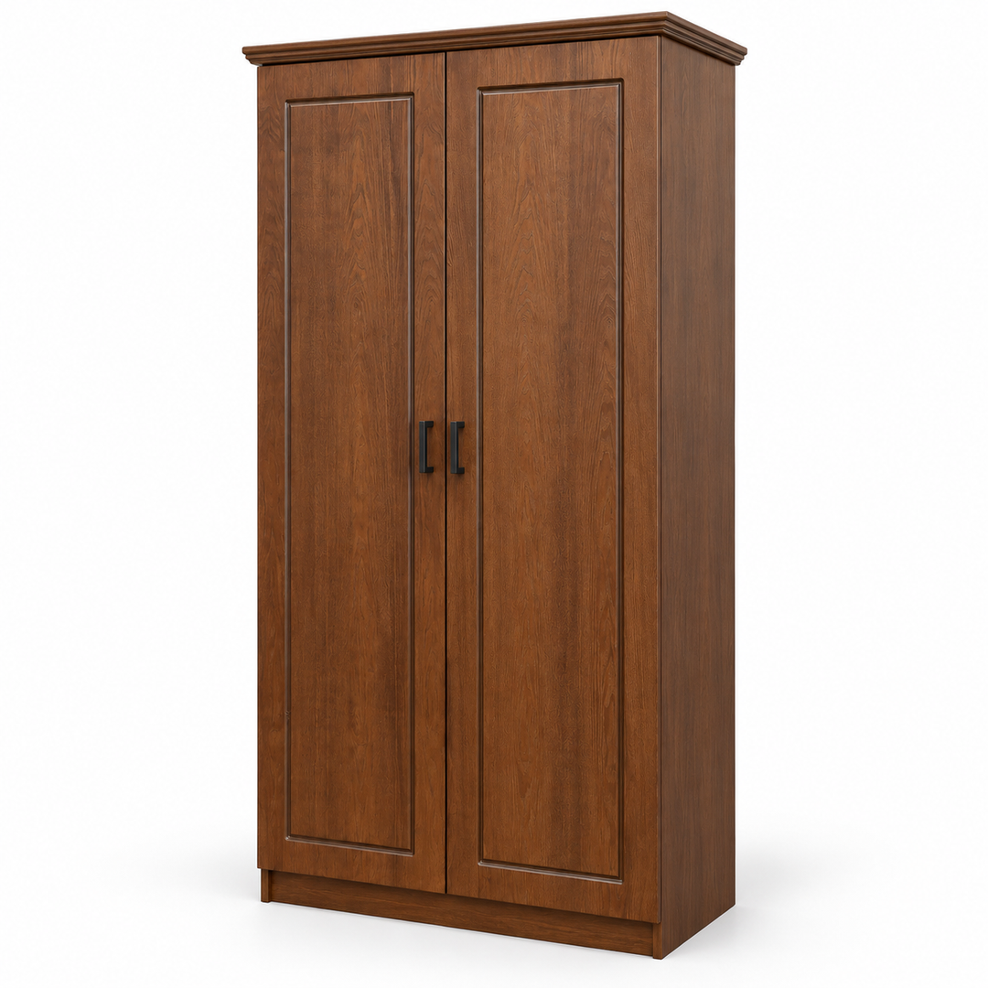 Wardrobe Two Door Veneer - front view