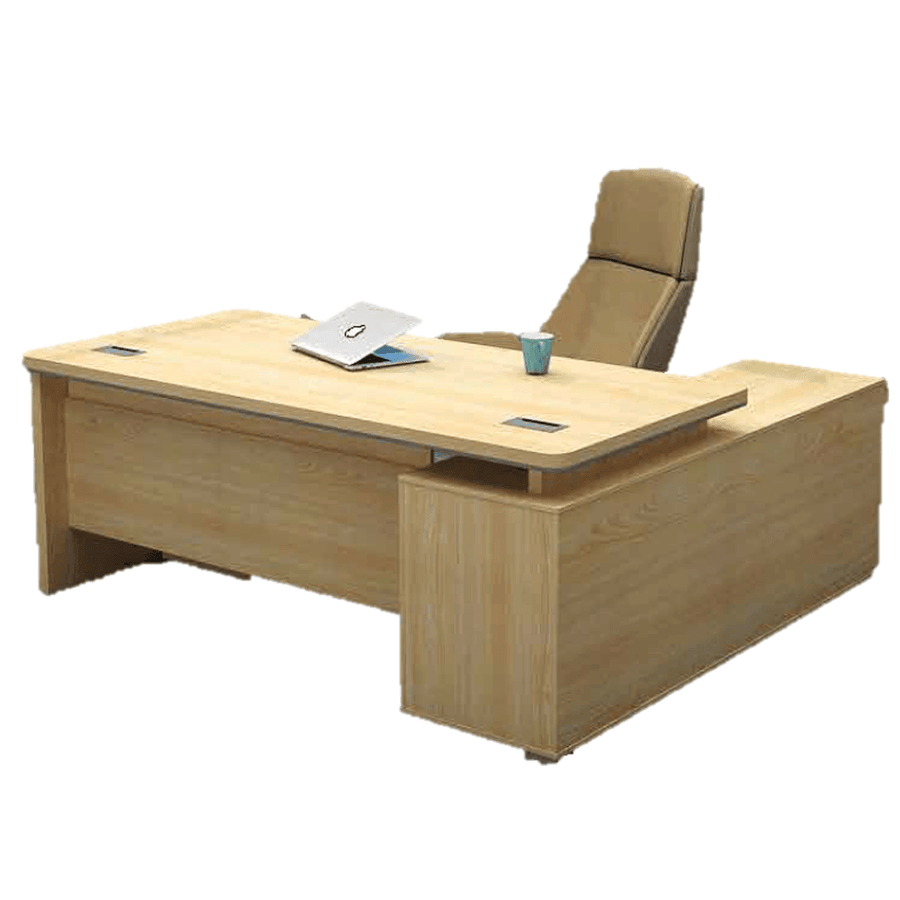 Executive Office Desk, BFT06, Maple - Classic Furniture Dubai UAE