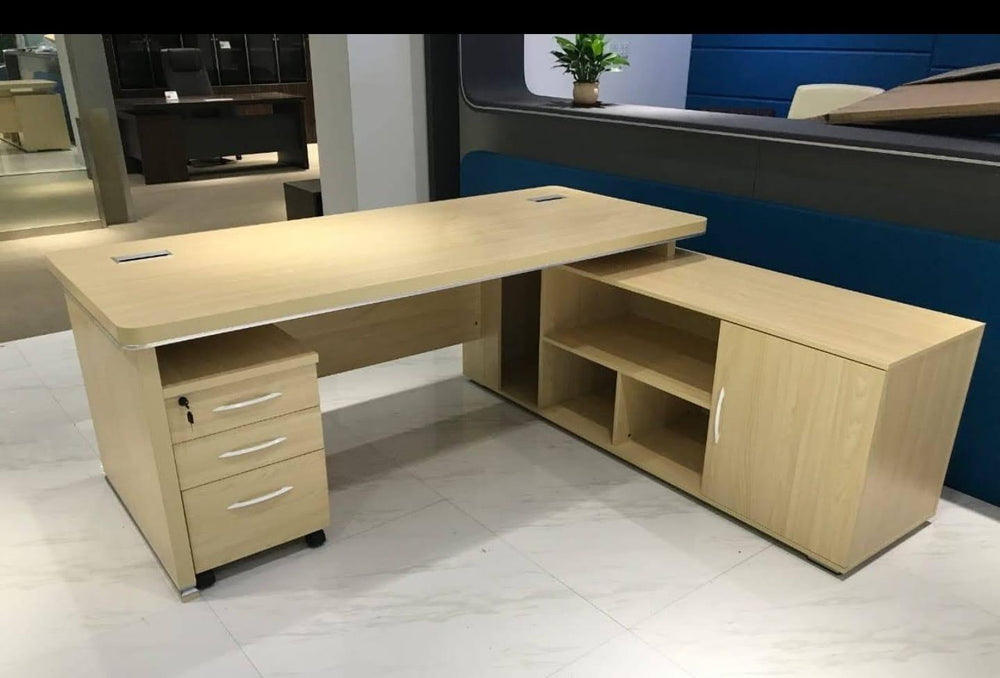 Executive Office Desk, BFT06, Maple - Classic Furniture Dubai UAE