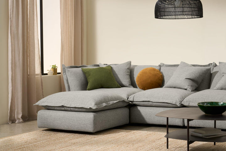 Fernsby Modular Sofa, Silver Grey - Classic Furniture Dubai UAE