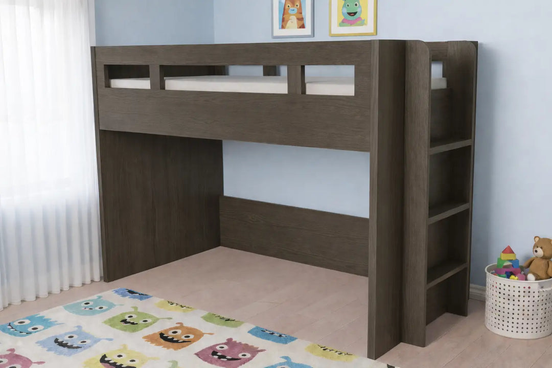 Glaze Bunk Bed with or without bottom bed, Version: B