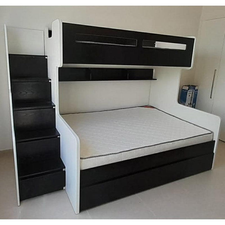 Future Bunk Bed, Single over Twin/Queen Bed with pullout drawer - Classic Furniture Dubai UAE