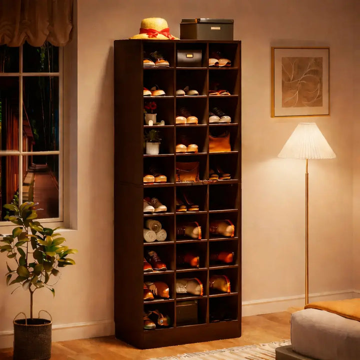 30 Pair Shoe Storage Cabinet
