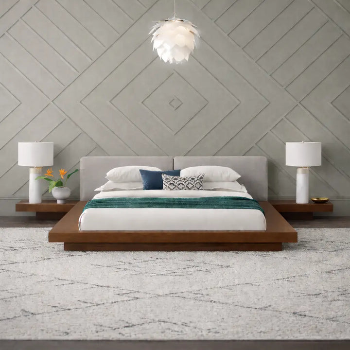 Nagoya Japanese Bed with 2 side tables