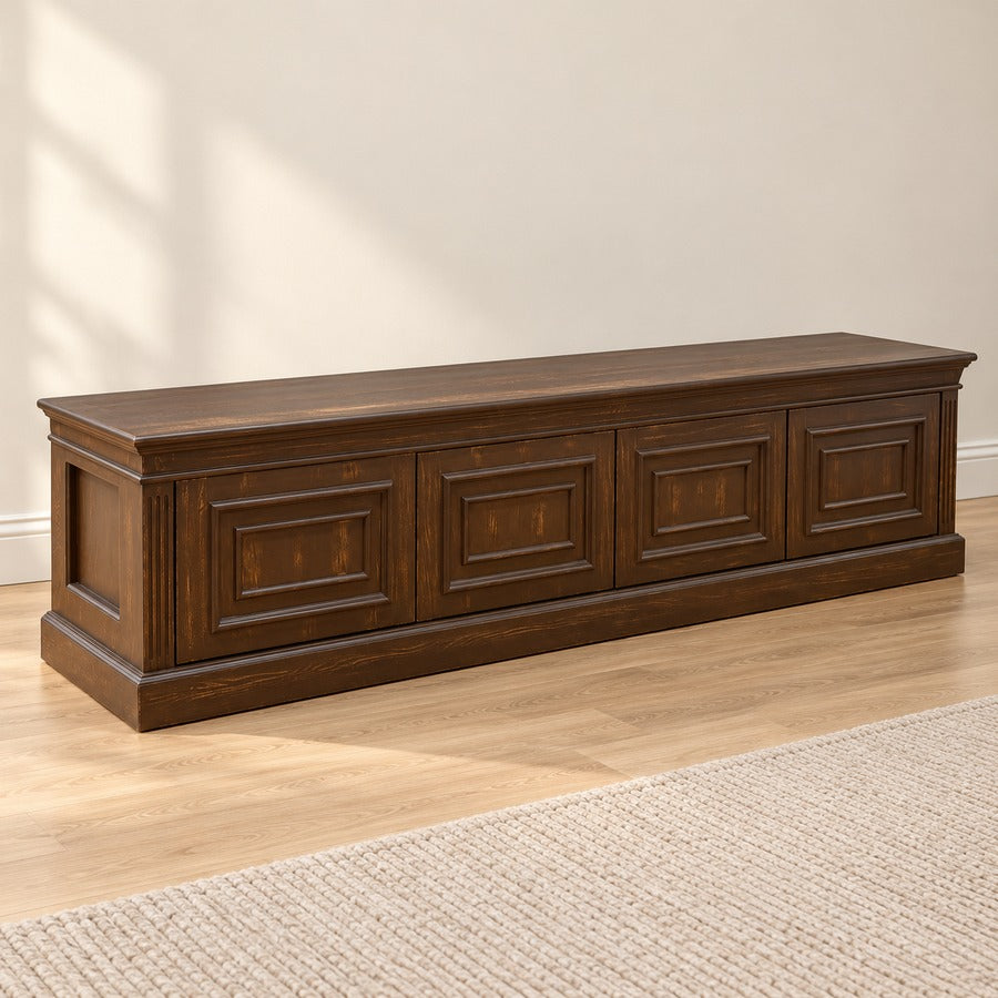 Heritage TV Entertainment Unit 220 cm - Original Brown