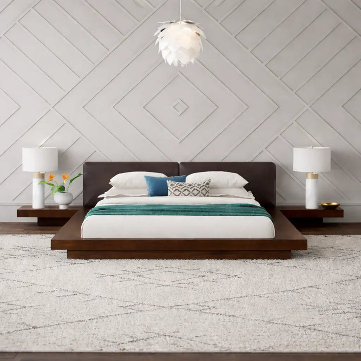 Nagoya Japanese Bed with 2 side tables