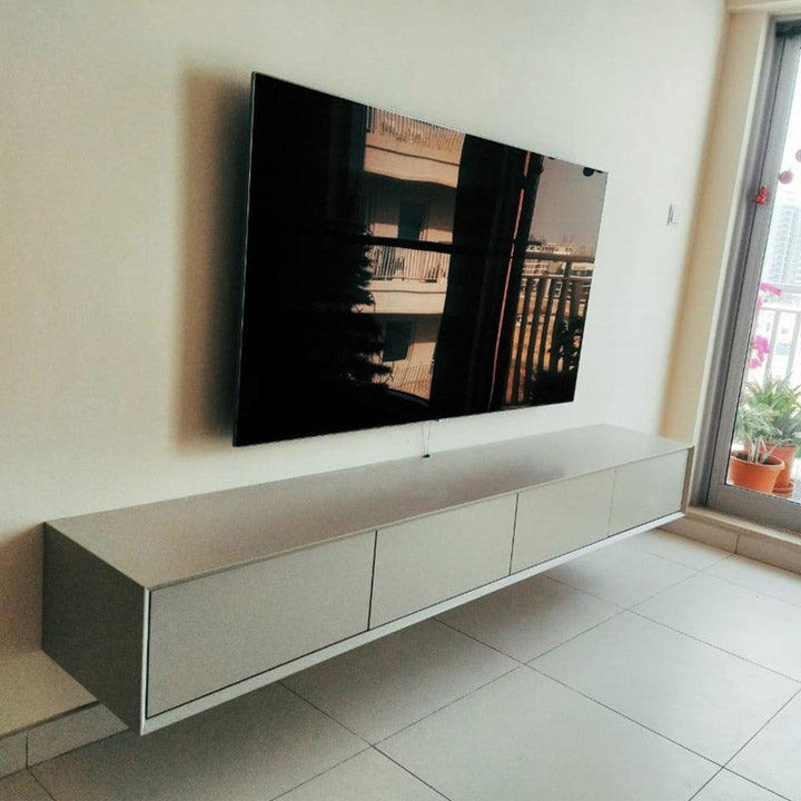 Klaus Wall Mounted TV Unit with 4 Doors - Classic Furniture Dubai UAE