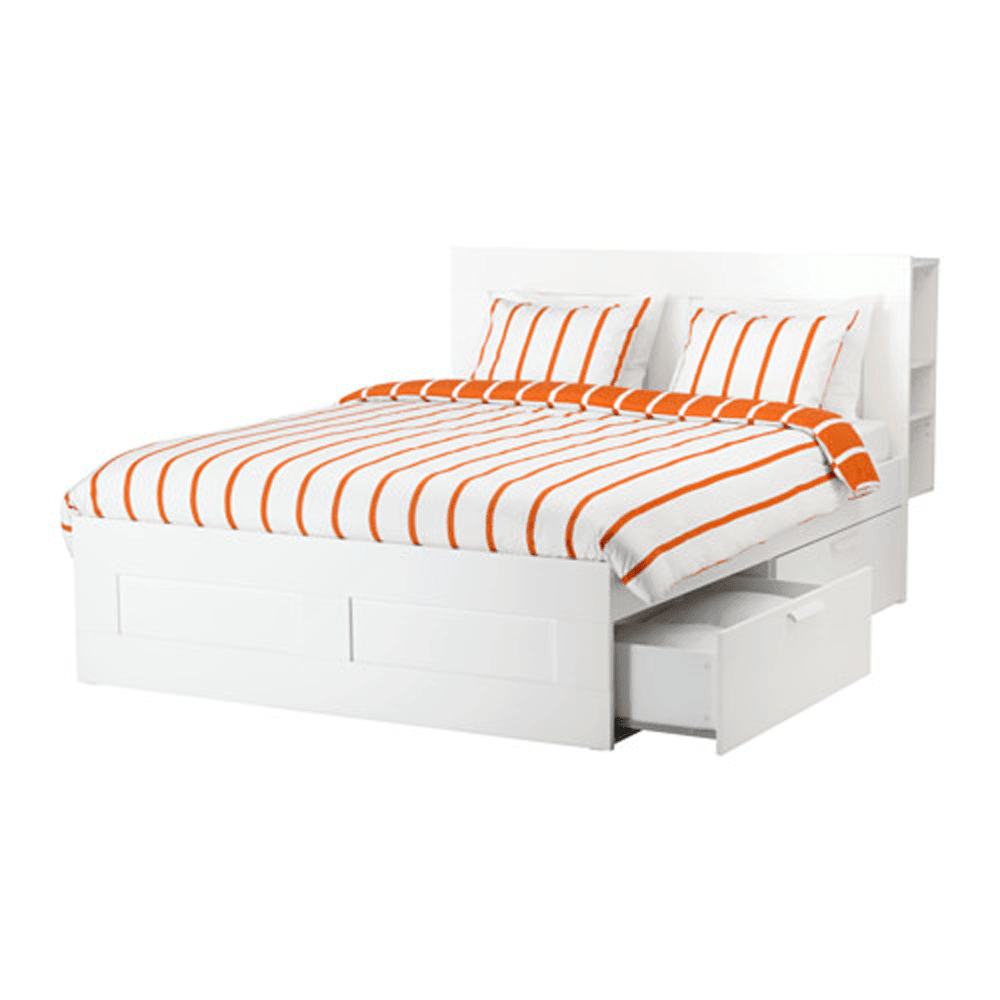 Lester bed with headboard & 4 drawer storage - Classic Furniture Dubai UAE