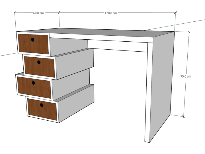 Liv Study Table - Classic Furniture Dubai UAE