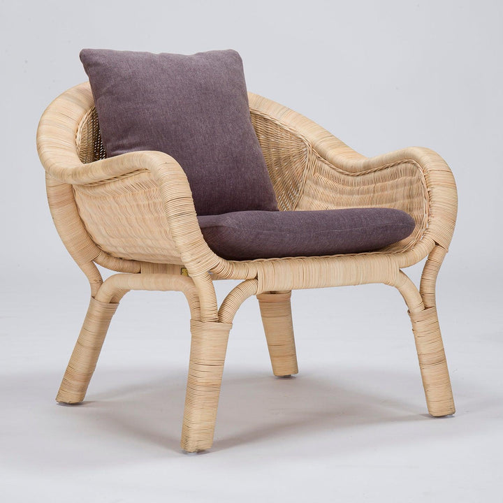 Madame Rattan Lounge Chair - Classic Furniture Dubai UAE