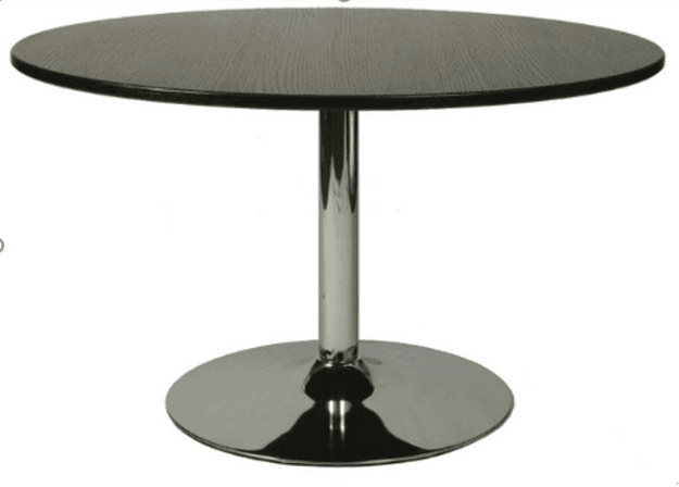 Meeting Table: Round with Chrome leg - Classic Furniture Dubai UAE