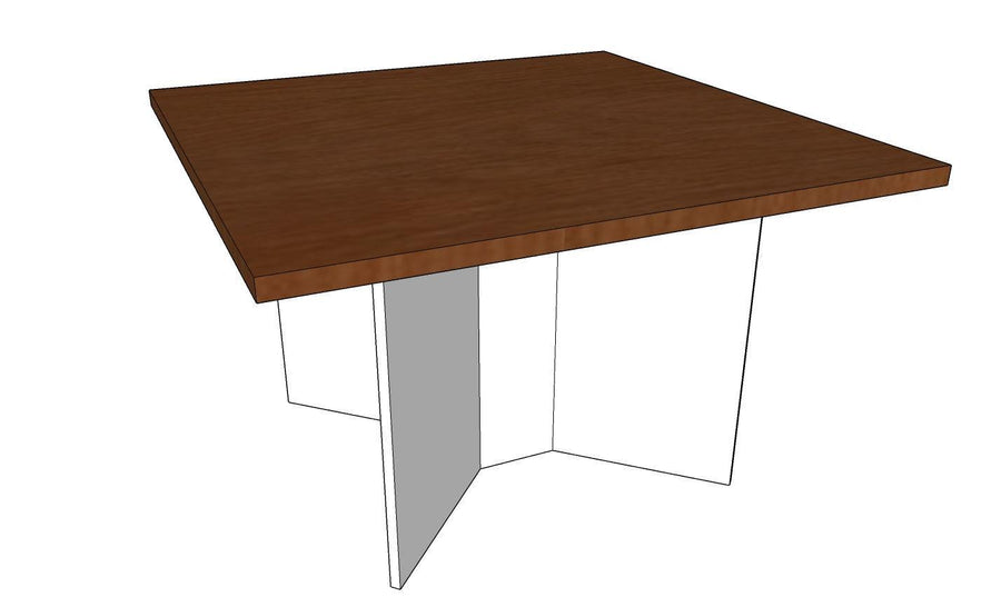 Meeting table: Square, For 4 persons - Classic Furniture Dubai UAE