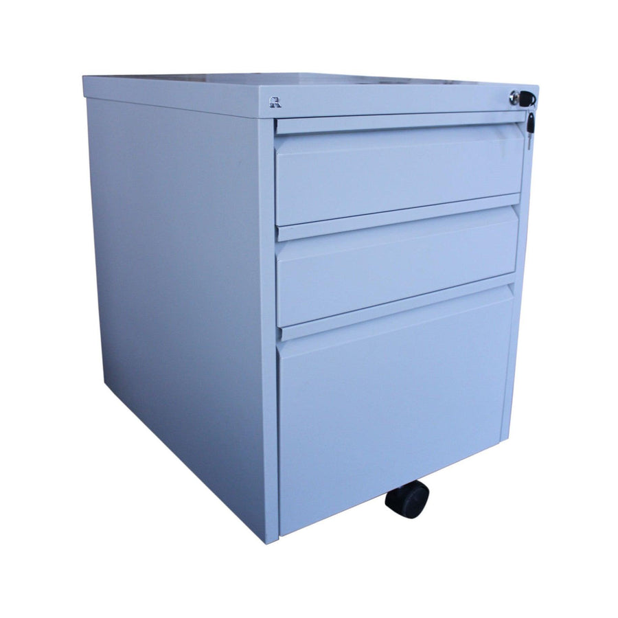 Mobile Pedestal with 2 box and 1 file drawers, Steel - Classic Furniture Dubai UAE