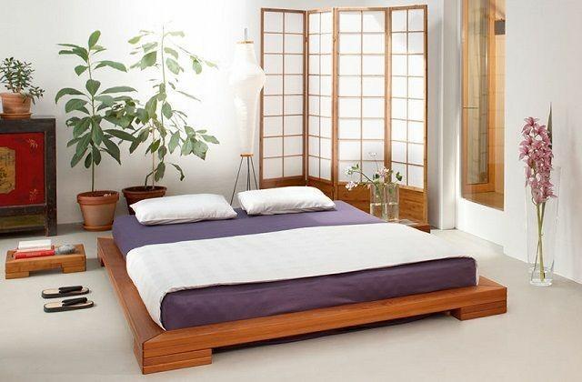 Monk Japanese Low Bed - Classic Furniture Dubai UAE