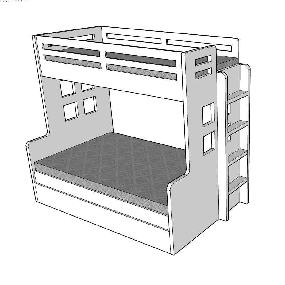 Nexa Bunk Bed - Classic Furniture Dubai UAE