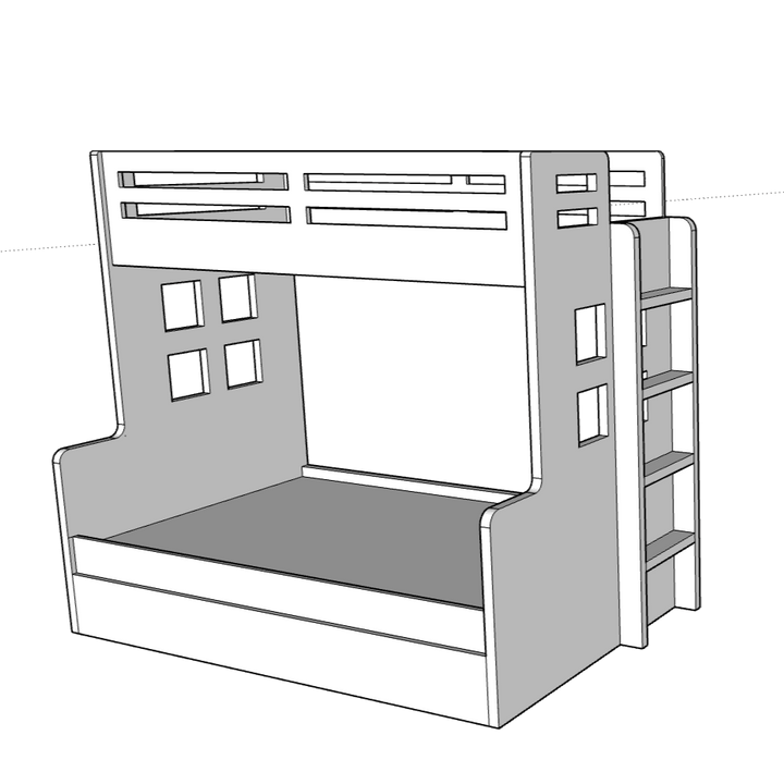 Nexa Bunk Bed - Classic Furniture Dubai UAE