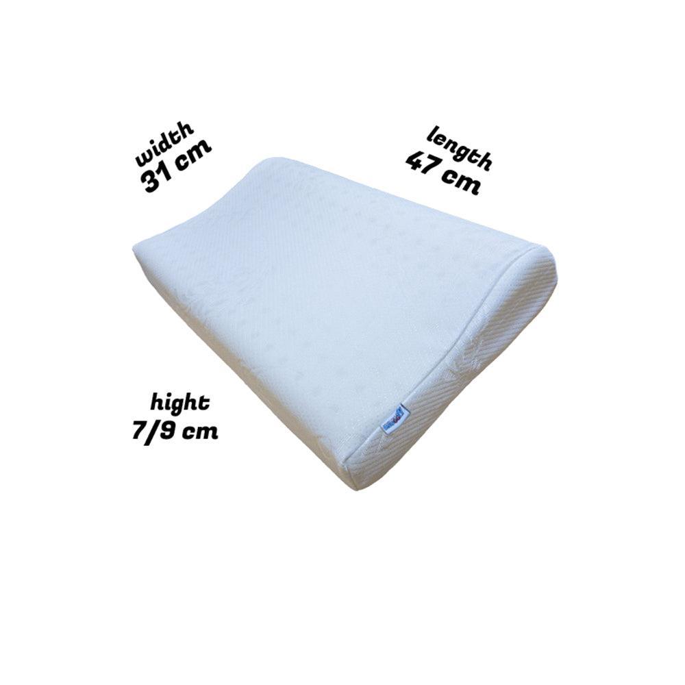 Orthopedic Memory Foam Pillow: Doppia Onda – BreathEasy, Mini for Kids - Classic Furniture Dubai UAE