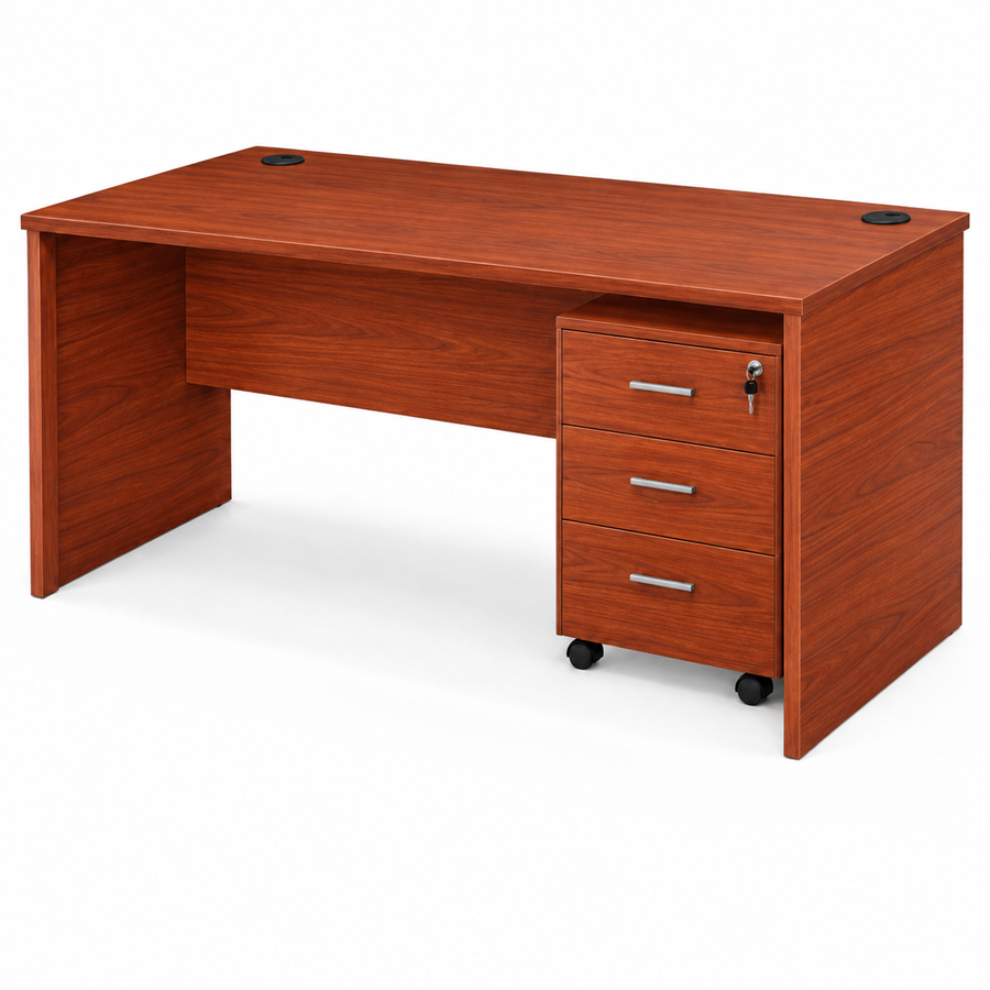 Executive Desk with Mobile Pedestal