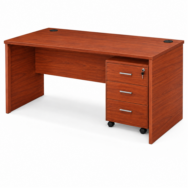 Executive Desk with Mobile Pedestal