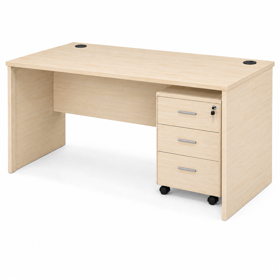 Executive Desk with Mobile Pedestal