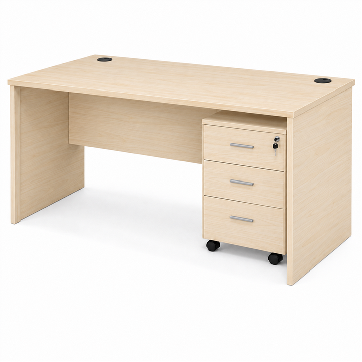 Executive Desk with Mobile Pedestal