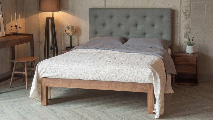 Skye Bed with Tall Button Upholstered Headboard - Classic Furniture Dubai UAE