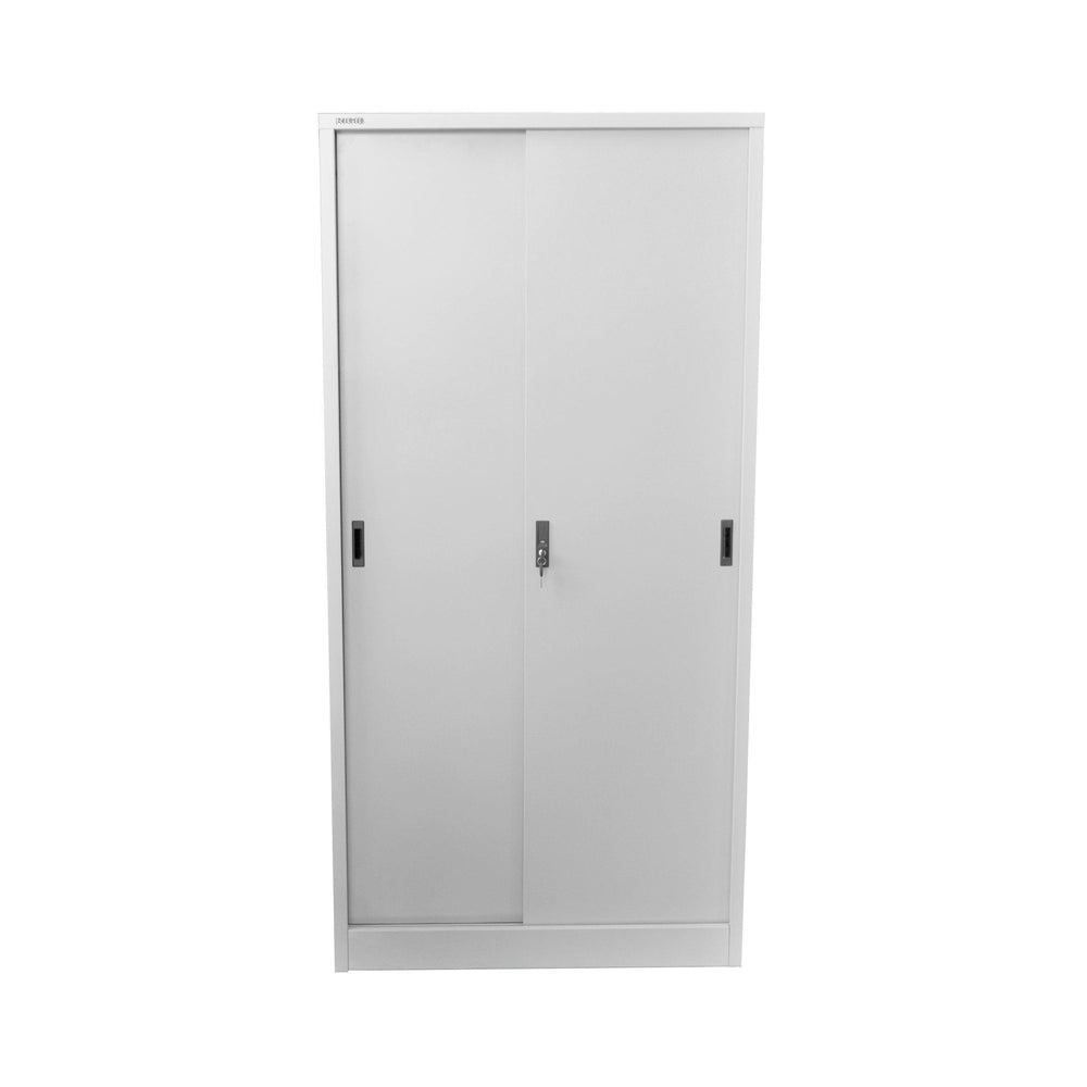 Steel Sliding Door Cupboard, with 3 shelves, 0.7mm - Classic Furniture Dubai UAE