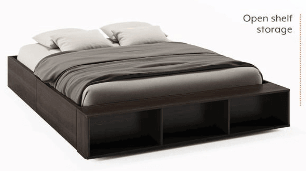 Toshi Platform Storage Bed, King/Queen/Super King, Custom - Classic Furniture Dubai UAE