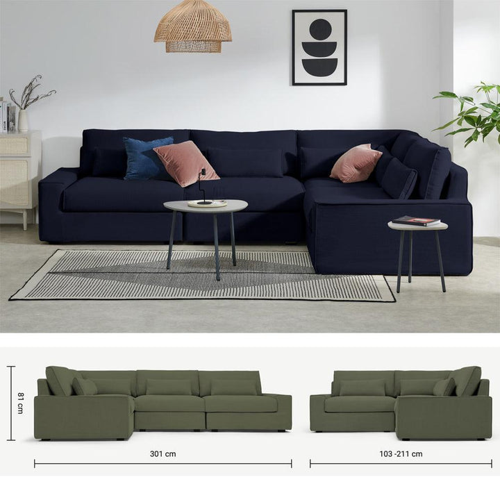 Trent Sectional Sofa - Classic Furniture Dubai UAE