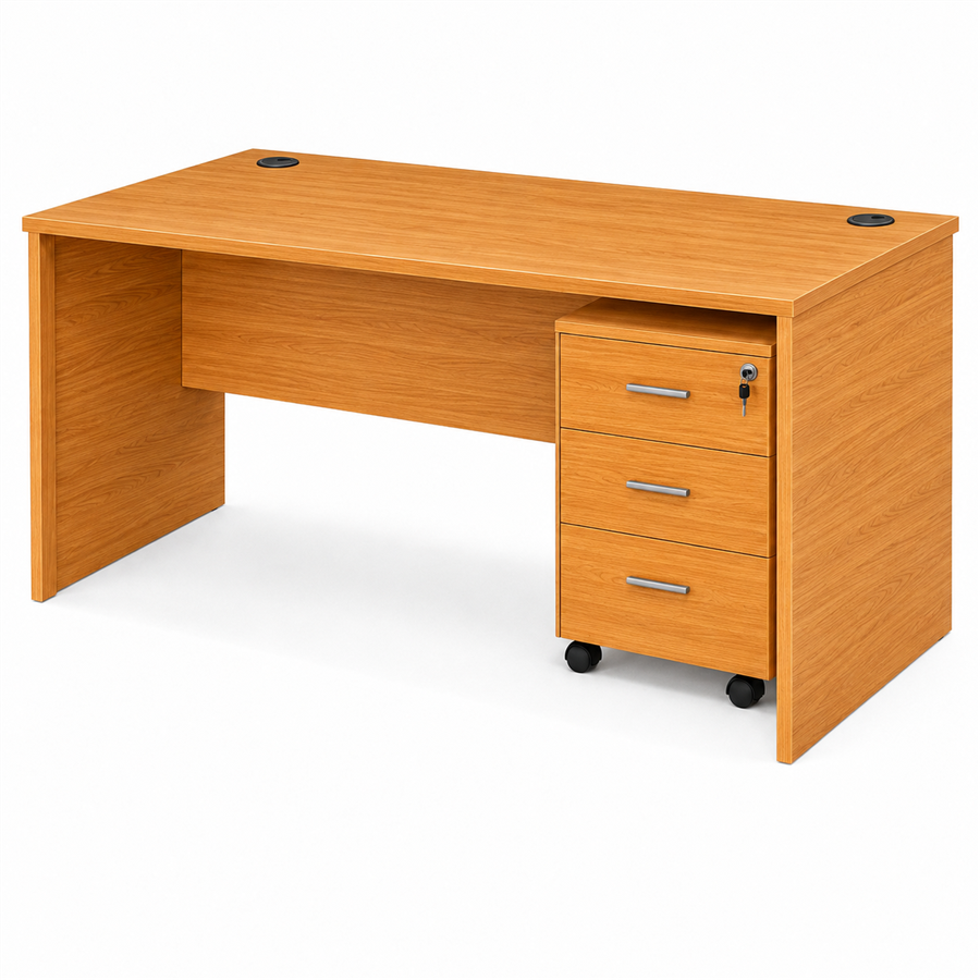 Executive Desk with Mobile Pedestal