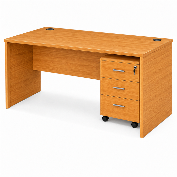 Executive Desk with Mobile Pedestal