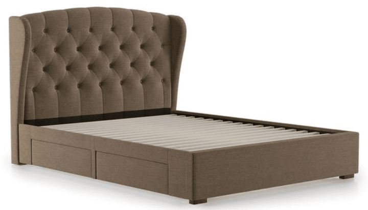 Upholstered Bed with optional storage, Brooke - Classic Furniture Dubai UAE