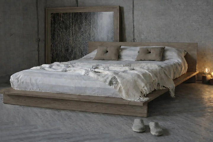 Oregan Low Bed, Ash Veneer