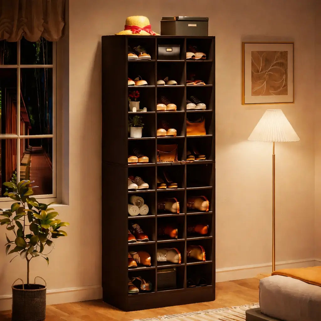 30 Pair Shoe Storage Cabinet