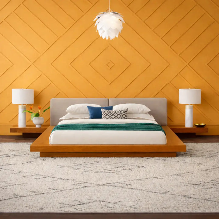 Nagoya Japanese Bed with 2 side tables