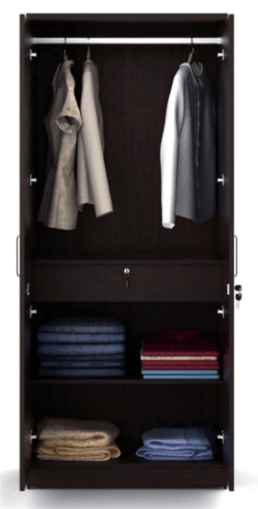 Wardrobe, 2 Door, MDF Kosmo - Classic Furniture Dubai UAE