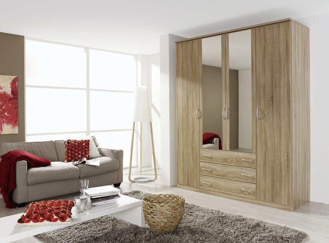 Wardrobe, 4 Door, MDF Custom - Classic Furniture Dubai UAE
