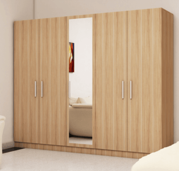 Wardrobe, 5 Door, MDF Custom - Classic Furniture Dubai UAE