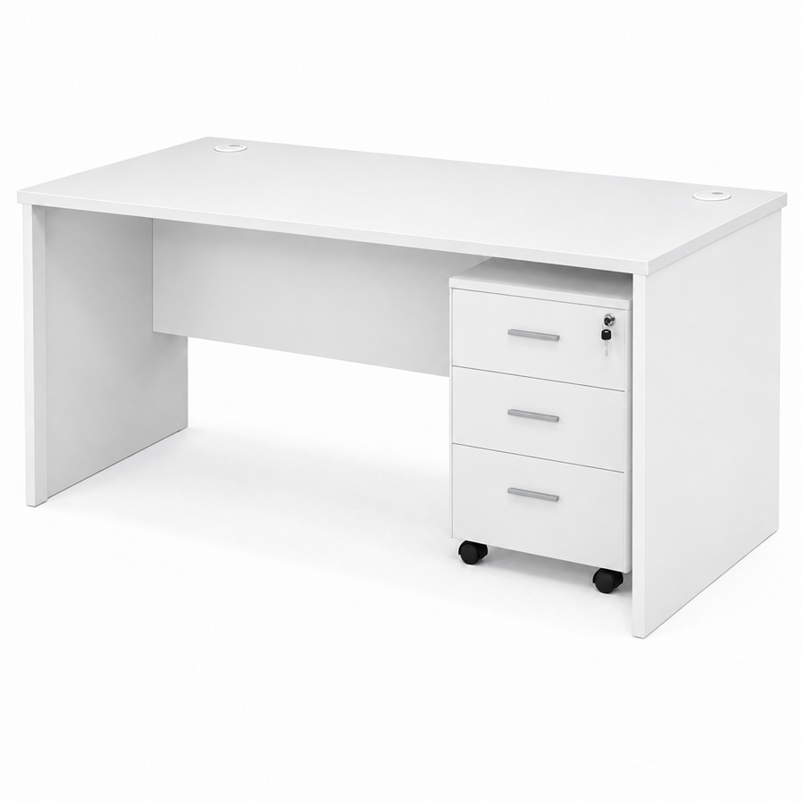 Executive Desk with Mobile Pedestal