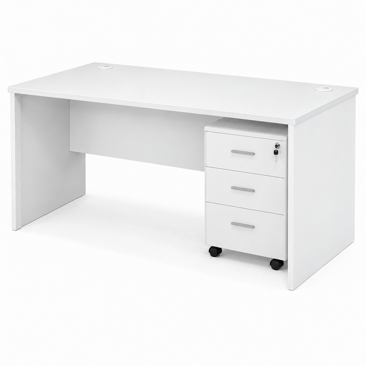 Executive Desk with Mobile Pedestal