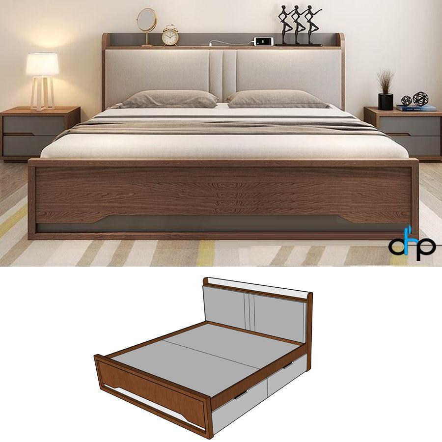 Xander Storage Bed - Classic Furniture Dubai UAE