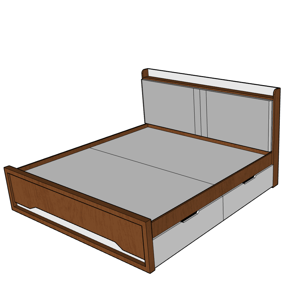 Xander Storage Bed - Classic Furniture Dubai UAE